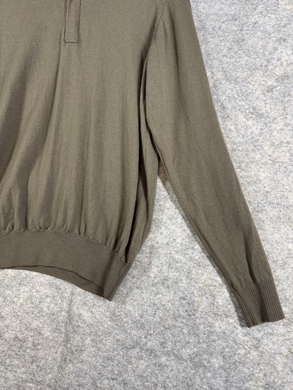 Armani Collezioni Minimalist Wool Pullover Sweater XL Quiet Luxury Comfy Cozy - Picture 5 of 13
